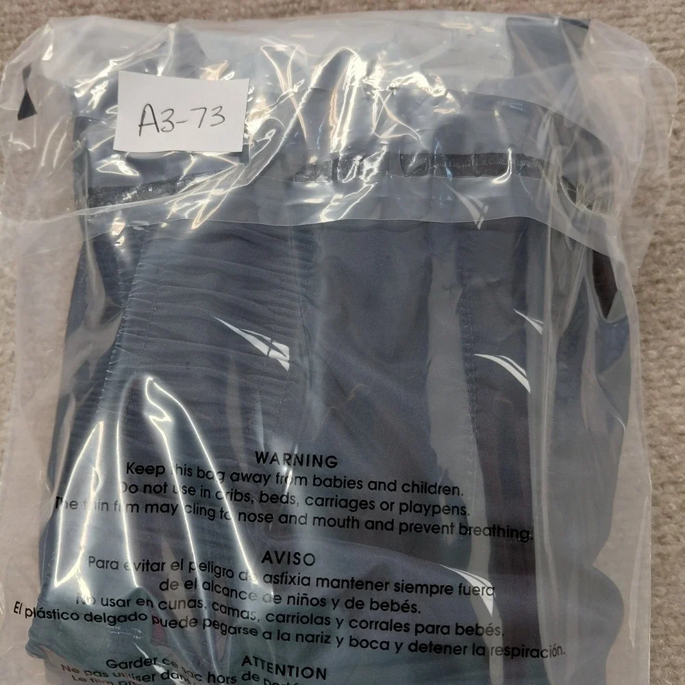 Nautica Men's Swim‎ Trunks Navy Blue All Over Logo Size MEDIUM Pockets Lined